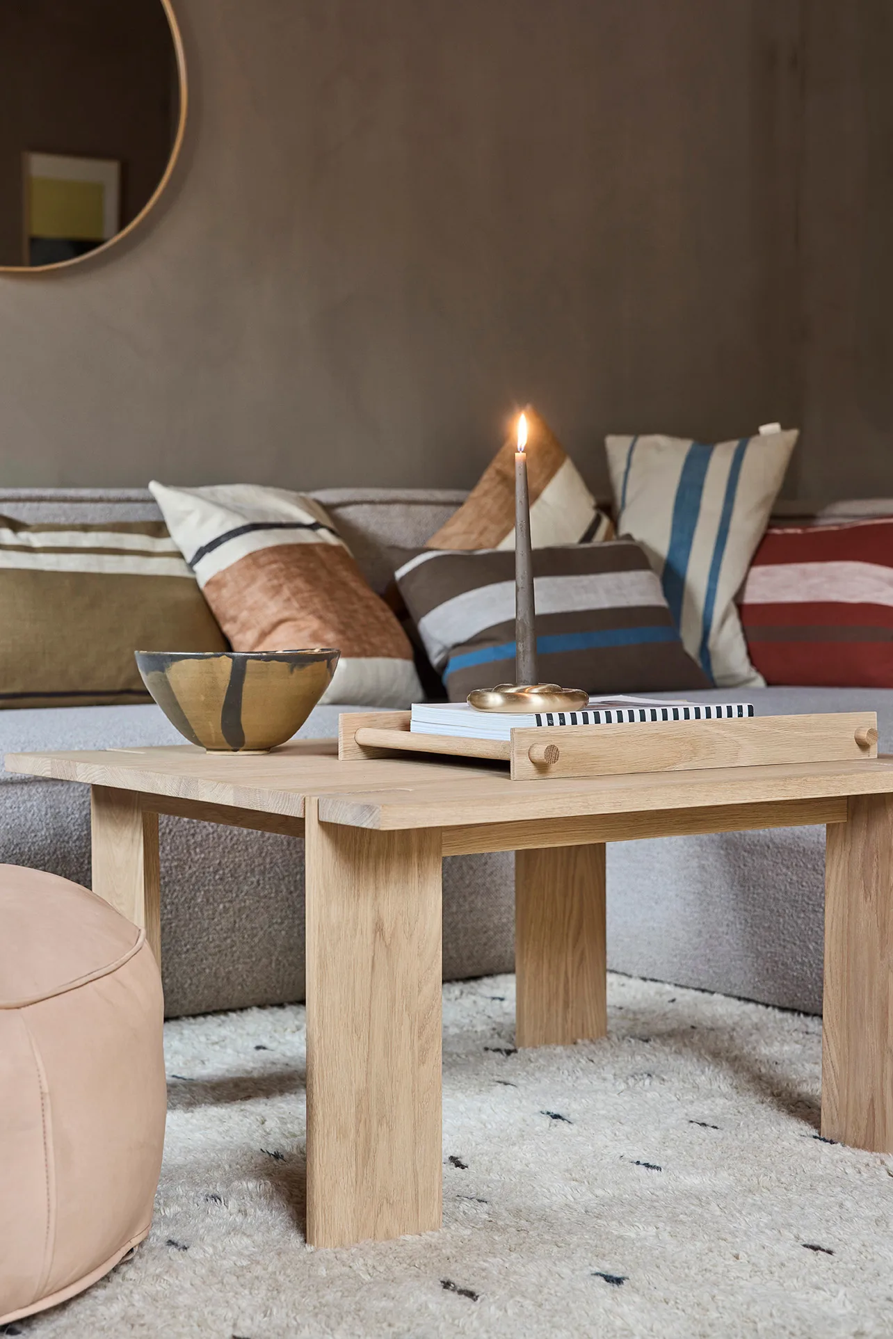 Pieni Tablett large 34x46 cm, Black OYOY