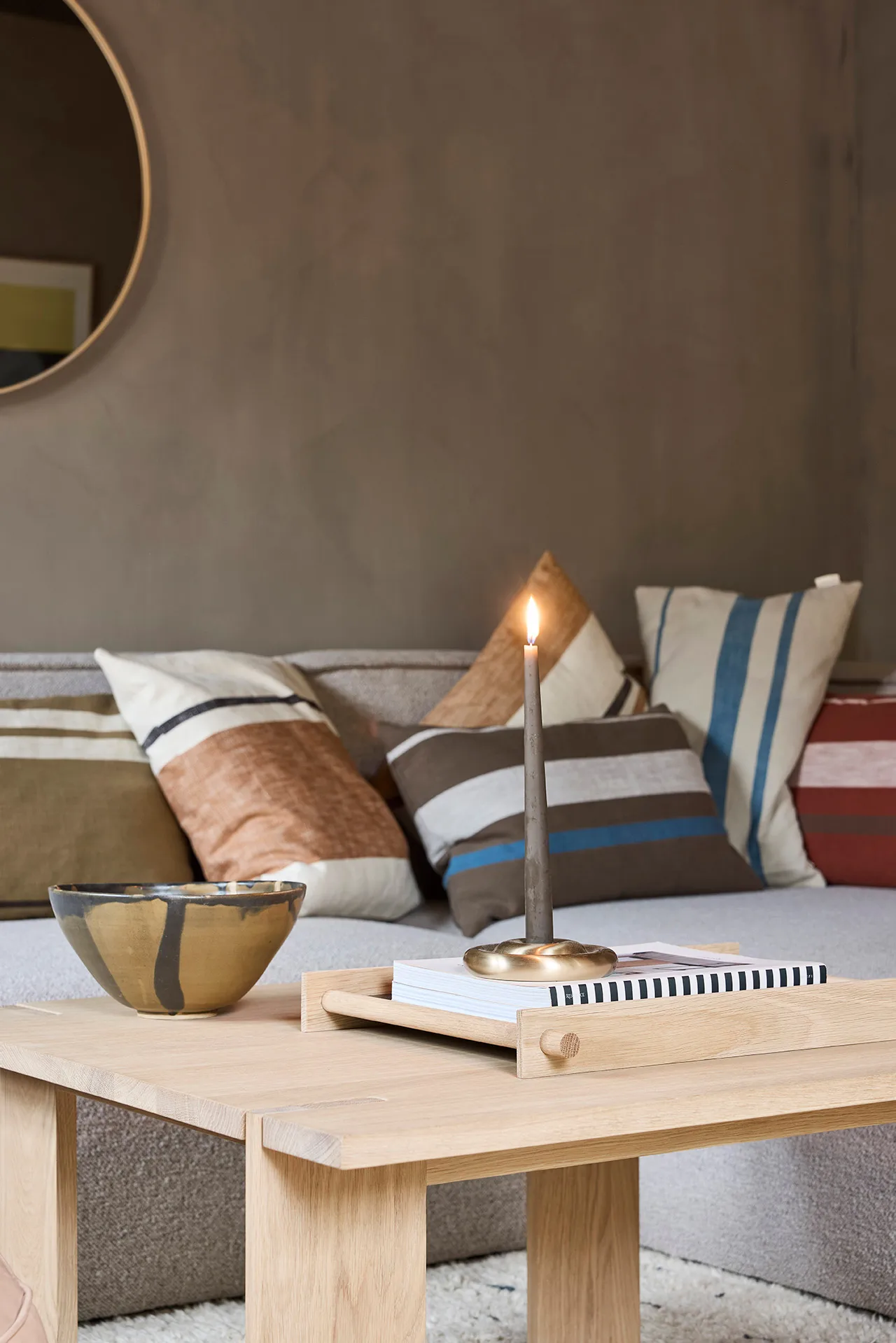 Pieni Tablett large 34x46 cm, Black OYOY