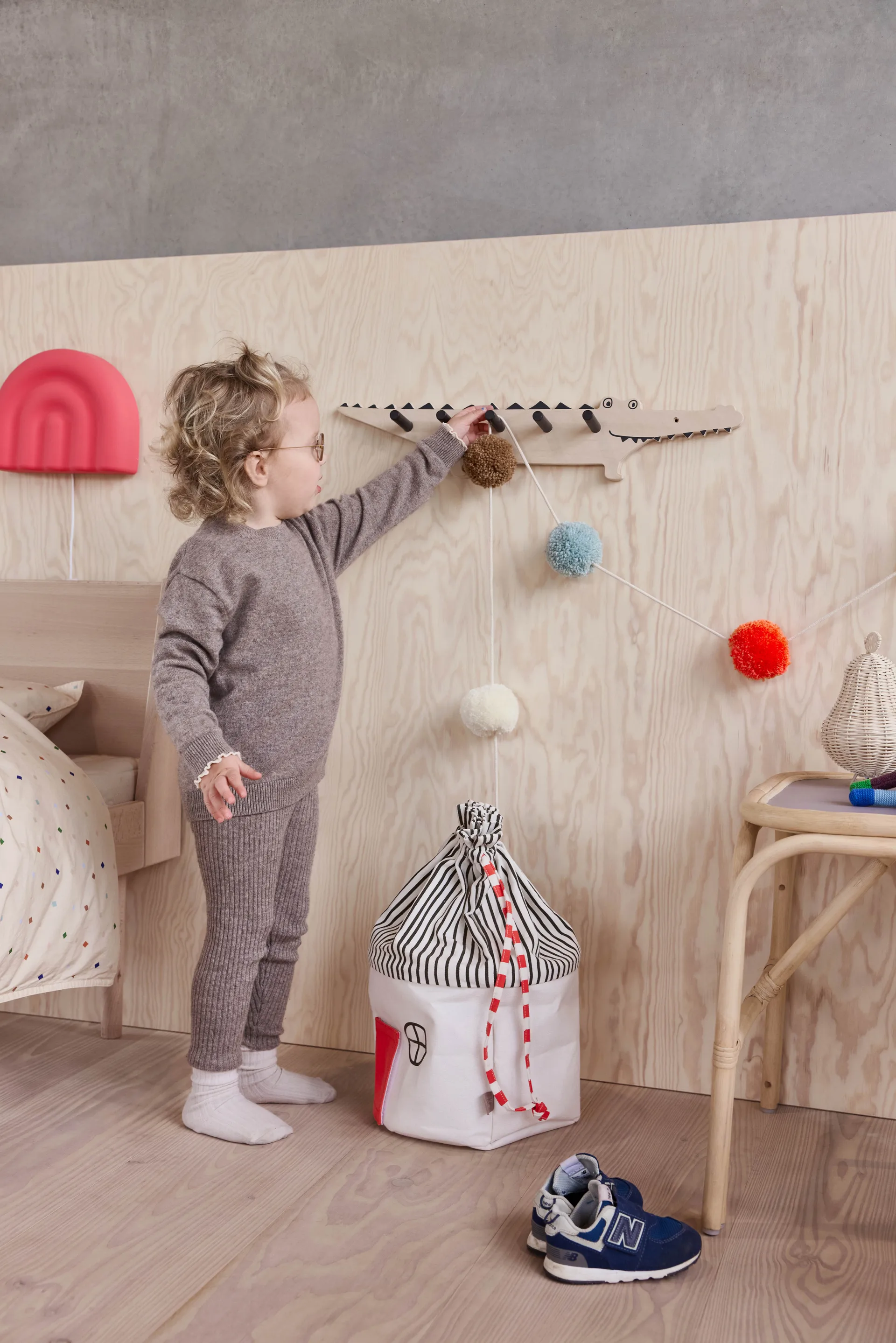 Pom Pom Girlande 300 cm, Multi OYOY