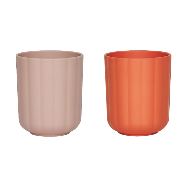 Pullo Becher 2er-Pack - Rose-Apricot - OYOY