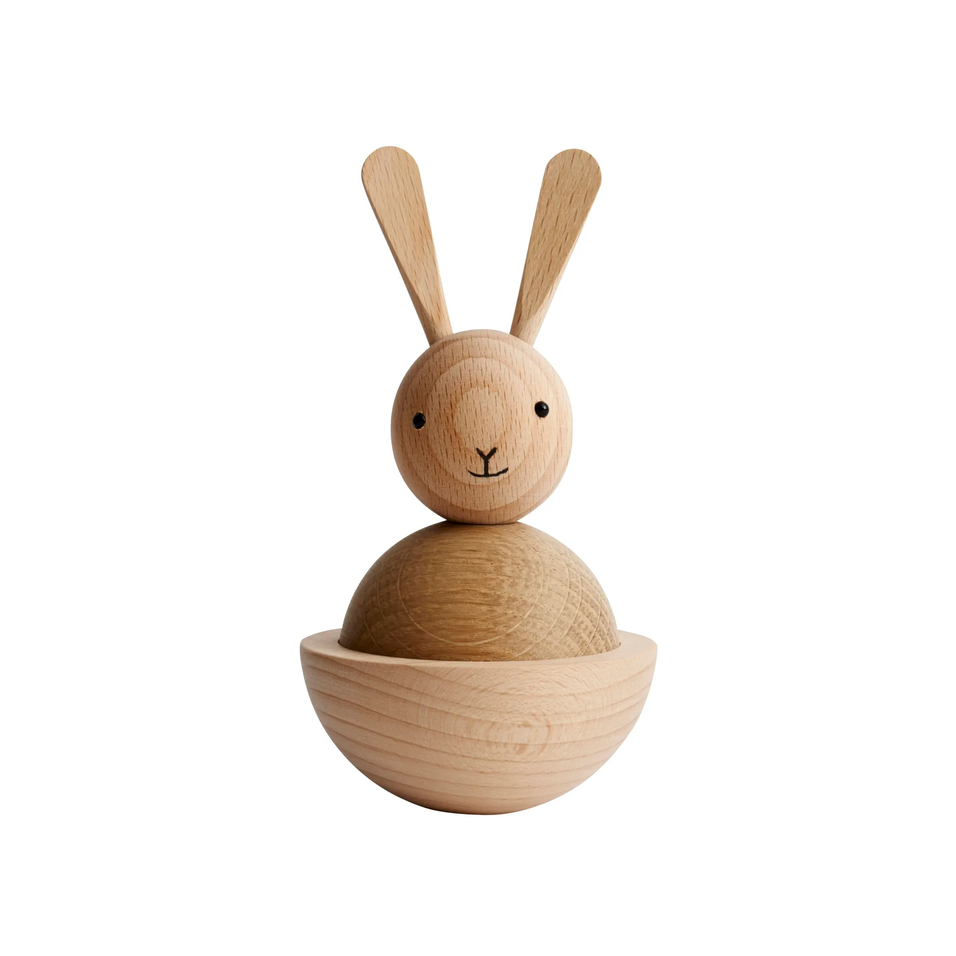Rabbit Holzfigur, Buche-Eiche OYOY
