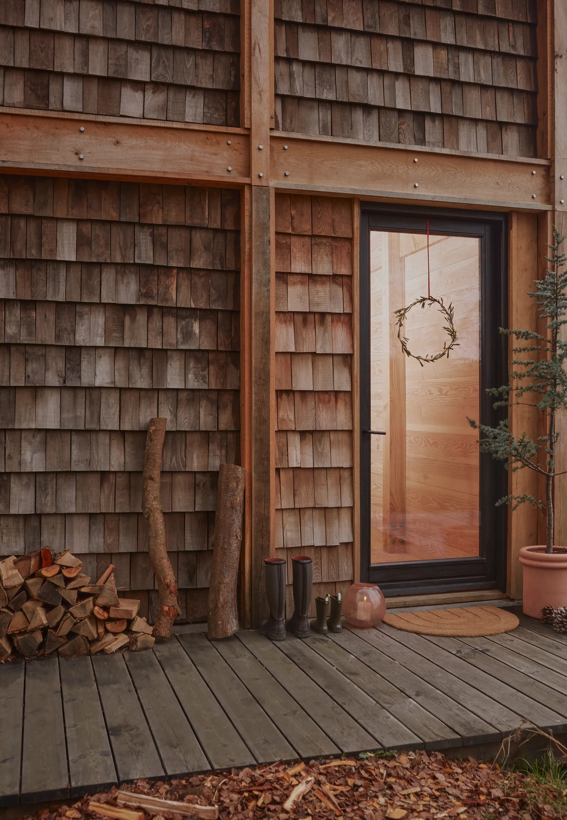 Rainbow Fußabstreifer 55 x 75cm, Nature OYOY