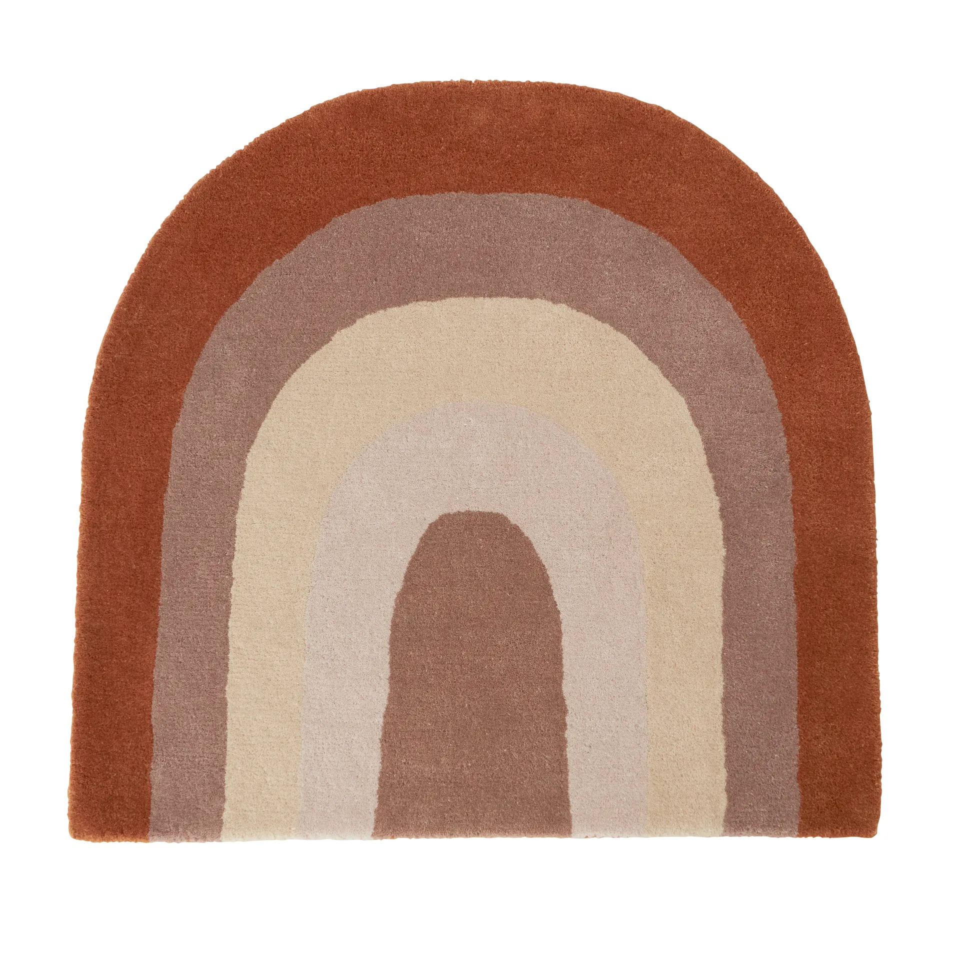Rainbow Kinderteppich 88 x 90cm, Choko OYOY