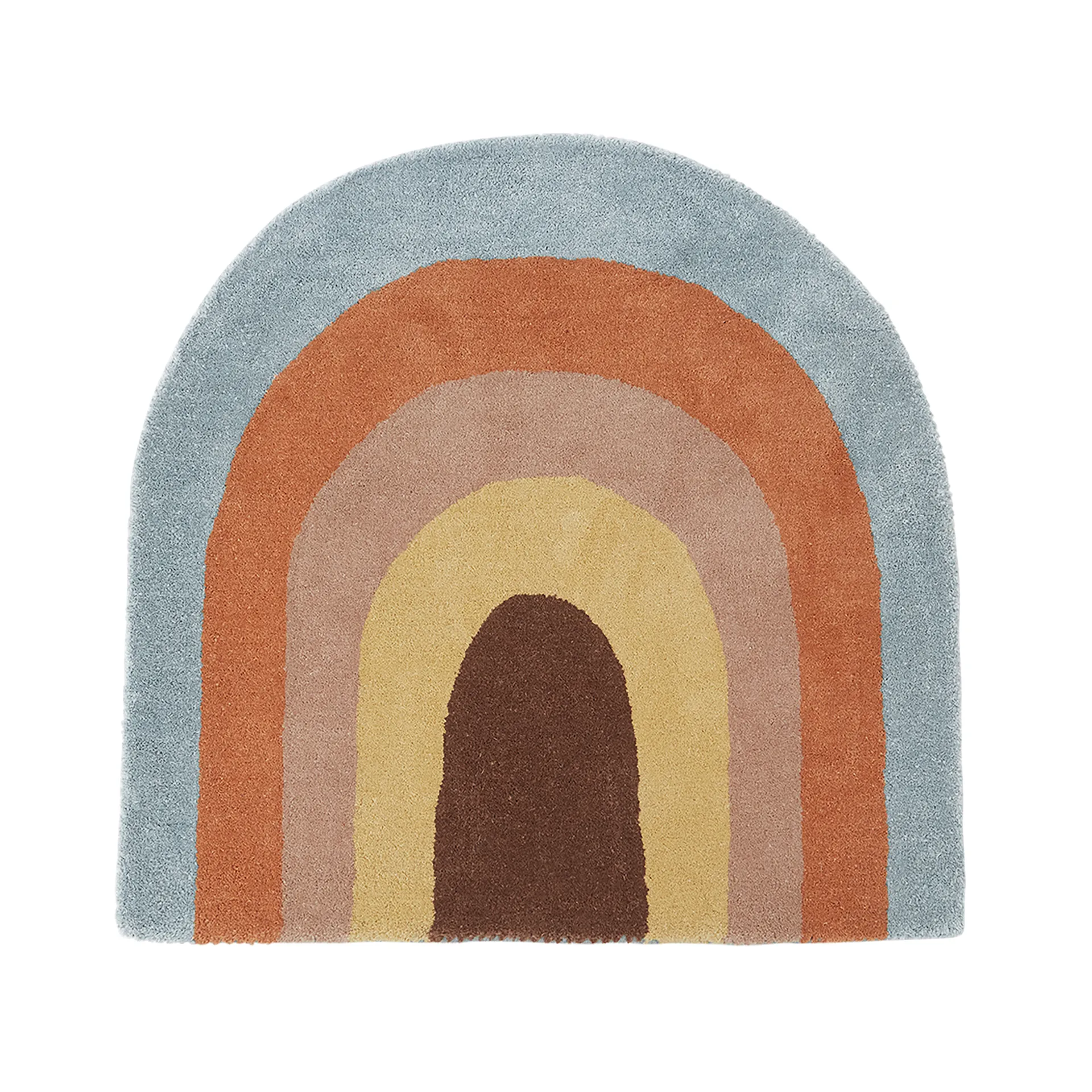 Rainbow Kinderteppich 88 x 90cm, Multi OYOY