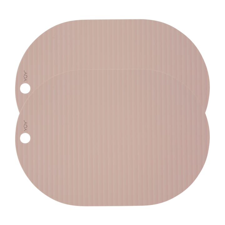 Ribbo Platzdecke 2er Pack, Rose OYOY