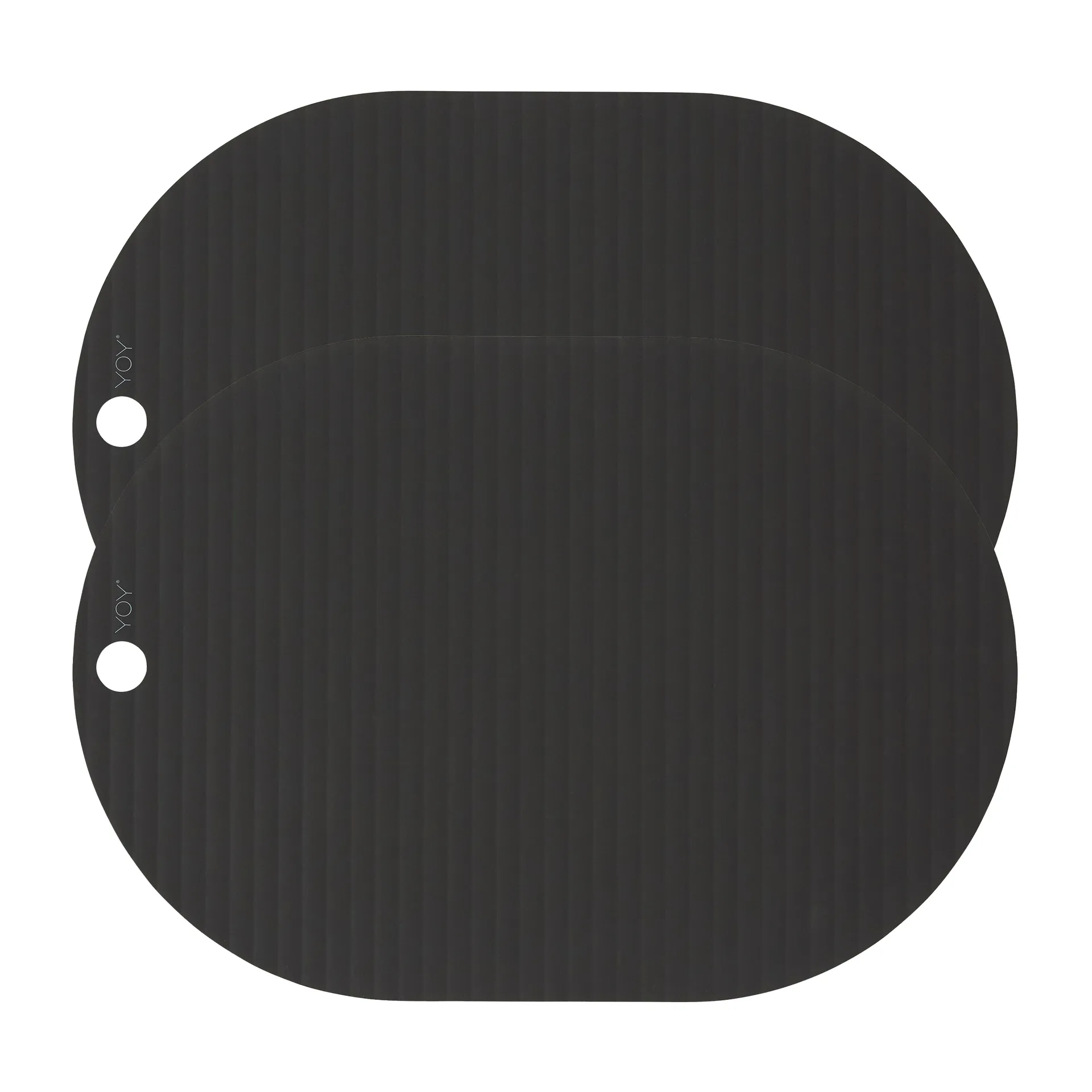 Ribbo Platzdecke 2er Pack, Schwarz OYOY