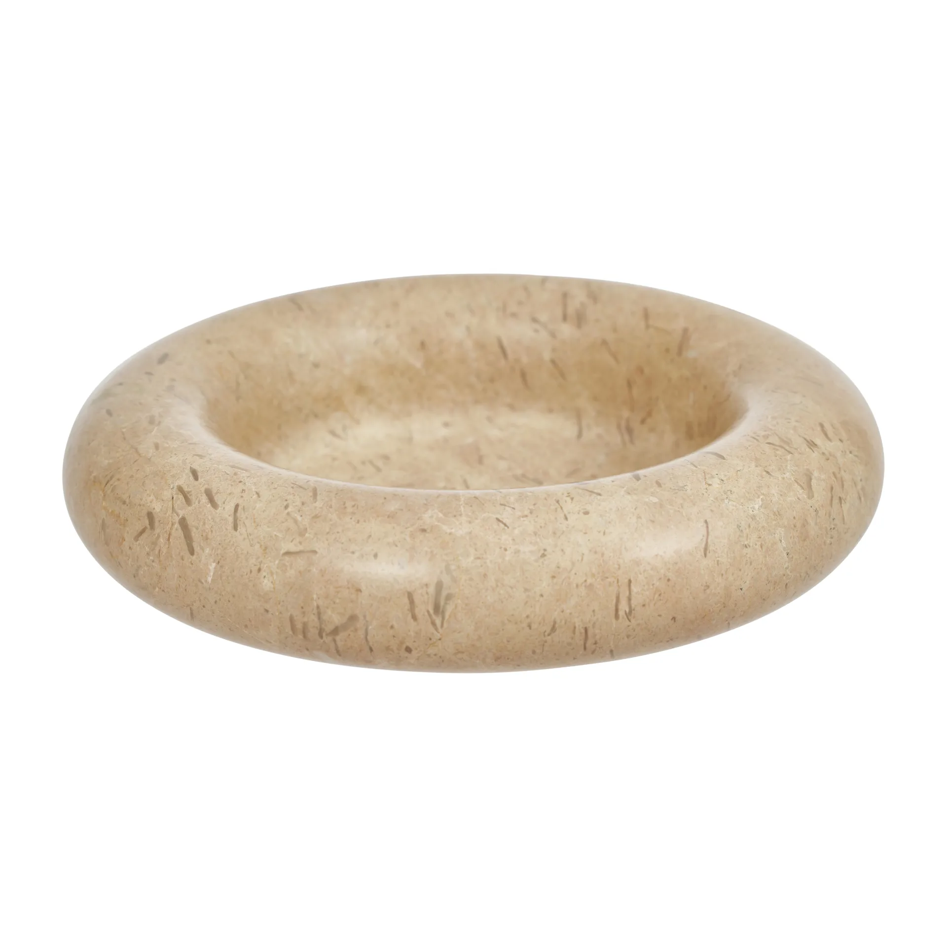 Savi Marmor Kerzenunterlage Ø13,8 cm, Beige OYOY