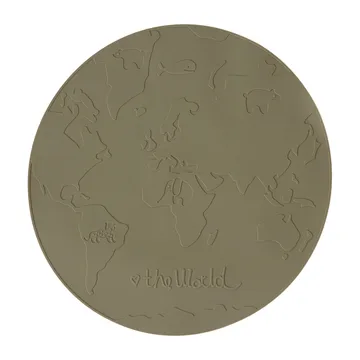 The World Platzdecke - Olive - OYOY