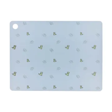 Theo Dino Tischset 34x45 cm - Pale blue - OYOY