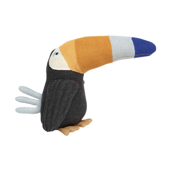Toby Toucan Plüschtier - Anthracite-blue - OYOY