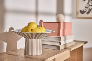 Toppu centerpiece hoch Ø30x17 cm - Clay-Ice blue - OYOY