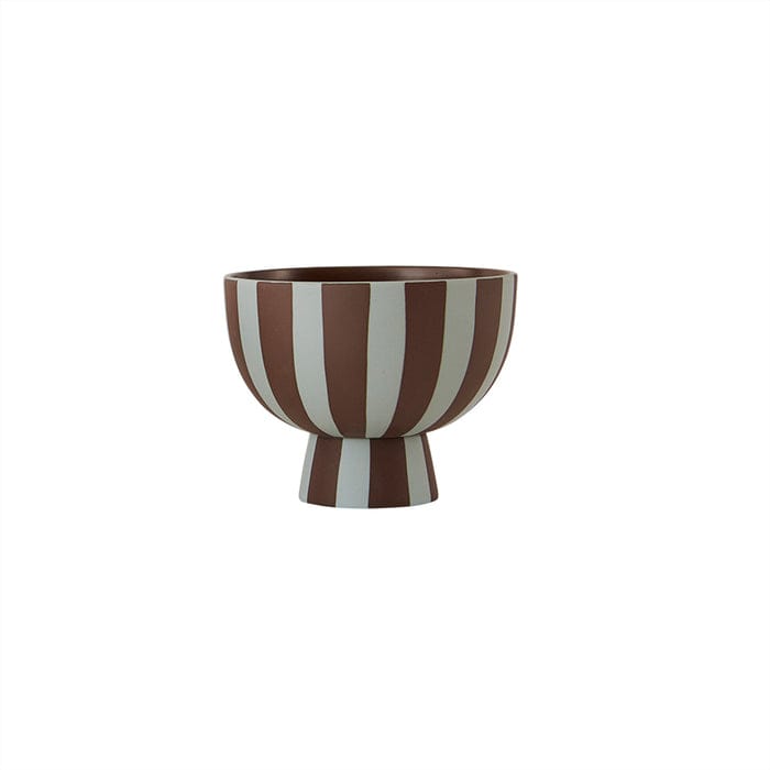 Toppu Schale mini Ø12,6 cm, Dusty Blau-Schokolade OYOY