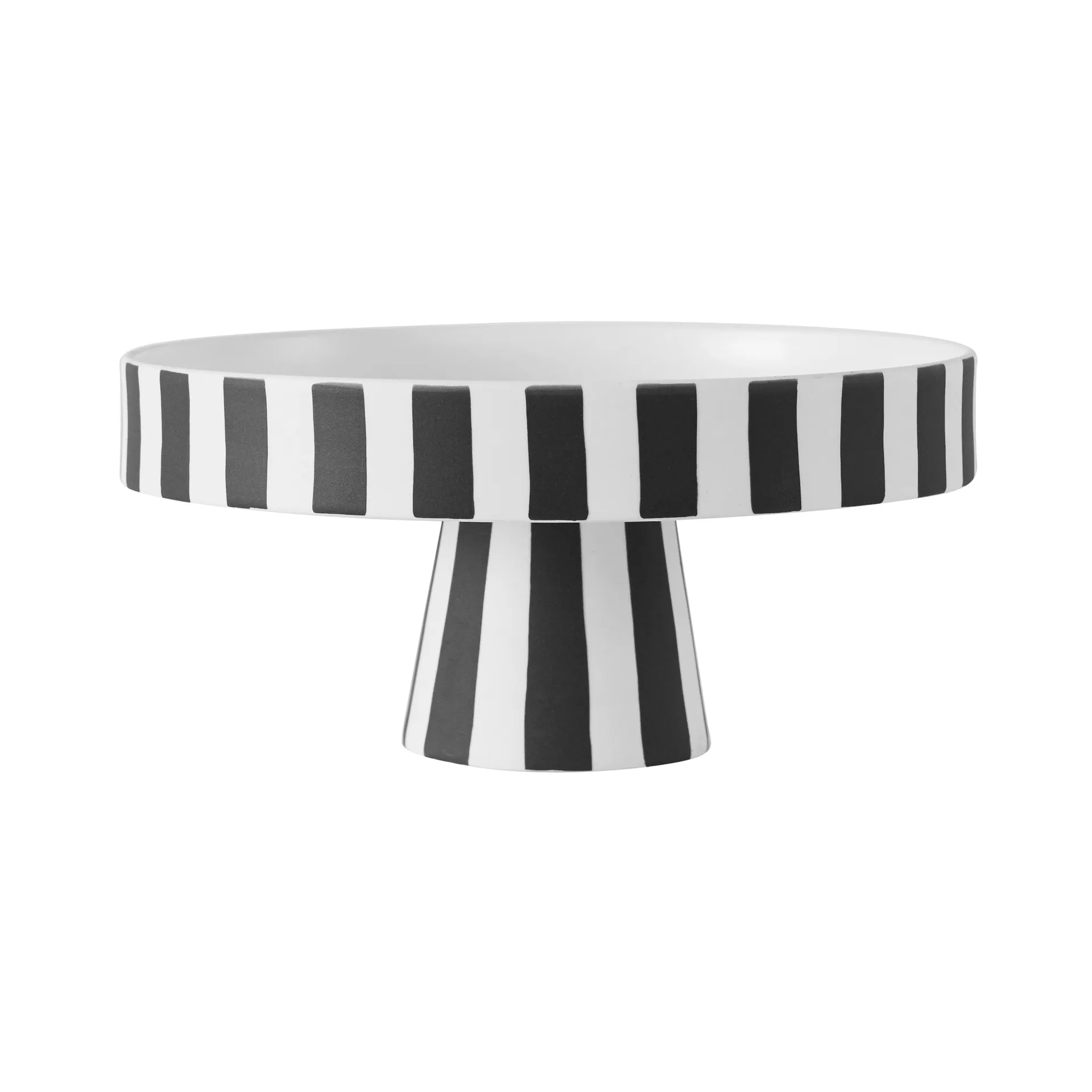 Toppu Servierteller Ø20cm, Schwarz-weiß OYOY