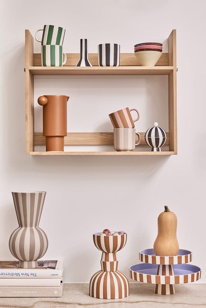 Toppu Servierteller groß Ø27cm, Caramel-lavender OYOY