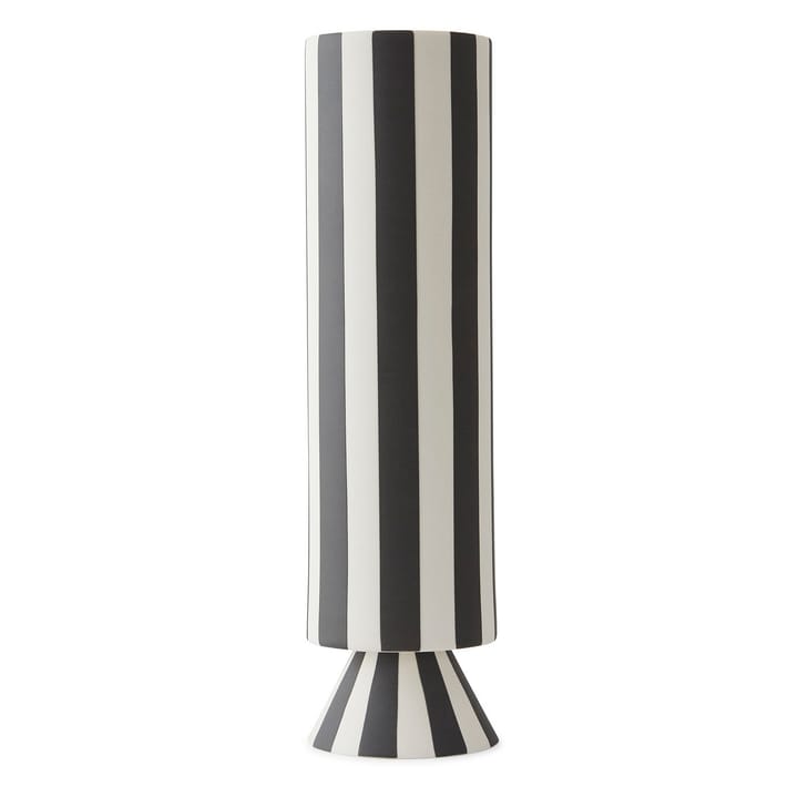Toppu Vase 31cm - weiß-schwarz - OYOY