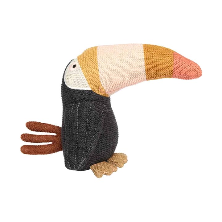 Trine Toucan Plüschtier - Anthracite-peach - OYOY