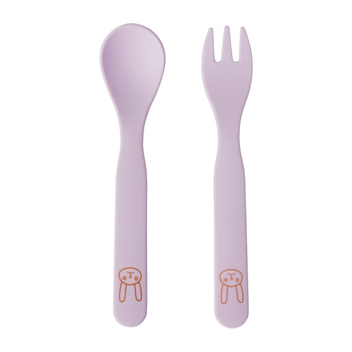Yummy Kinderbesteck 2 Teile - Lavender - OYOY