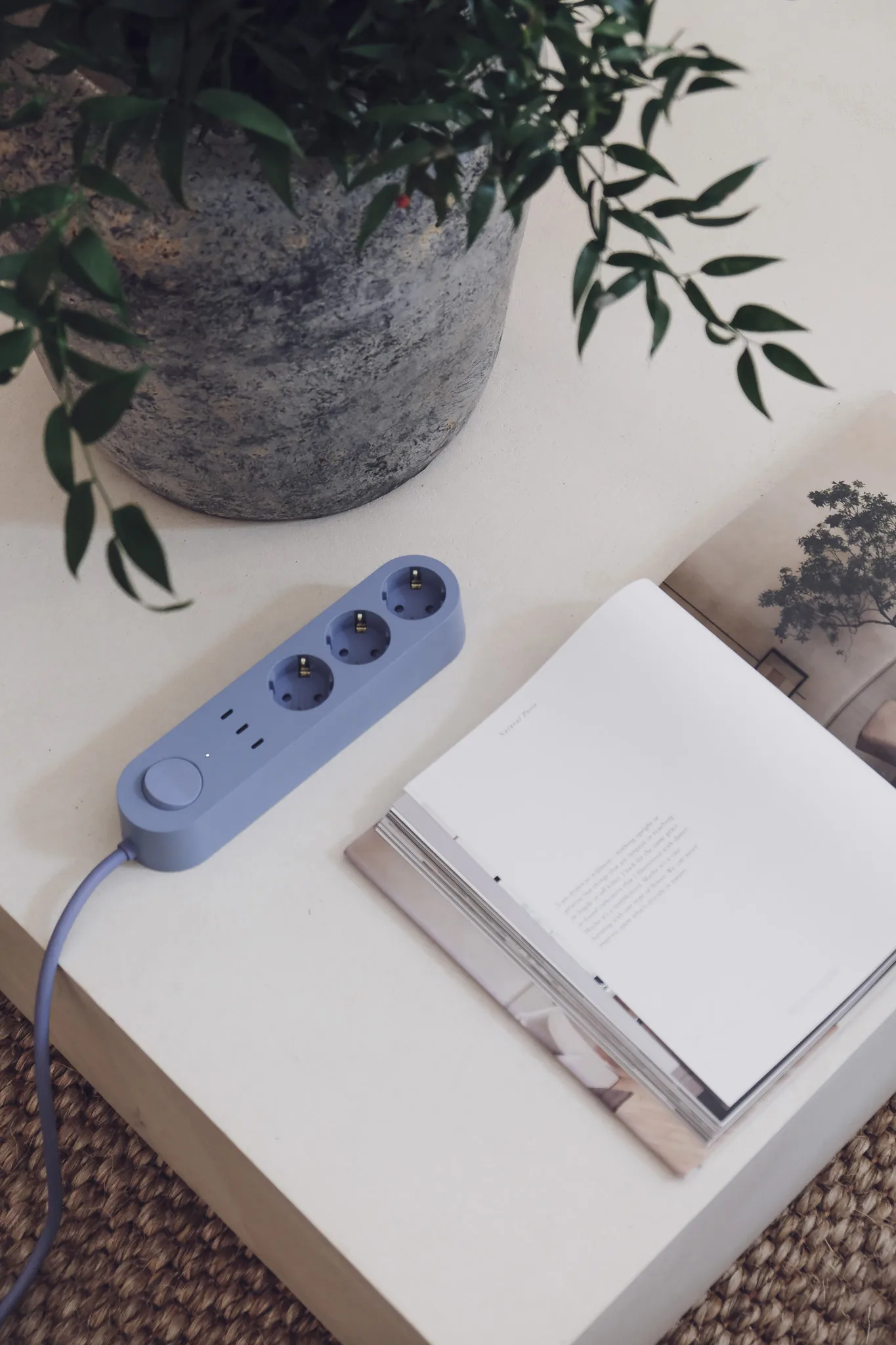 Alma Power Bar Steckdosenleiste, Kattegatt blue Palette