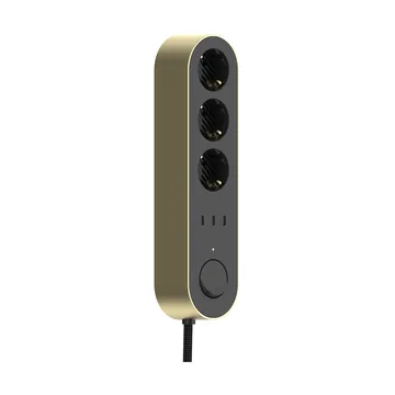 Edgar Power Bar Steckdosenleiste - Satin Brass - Palette