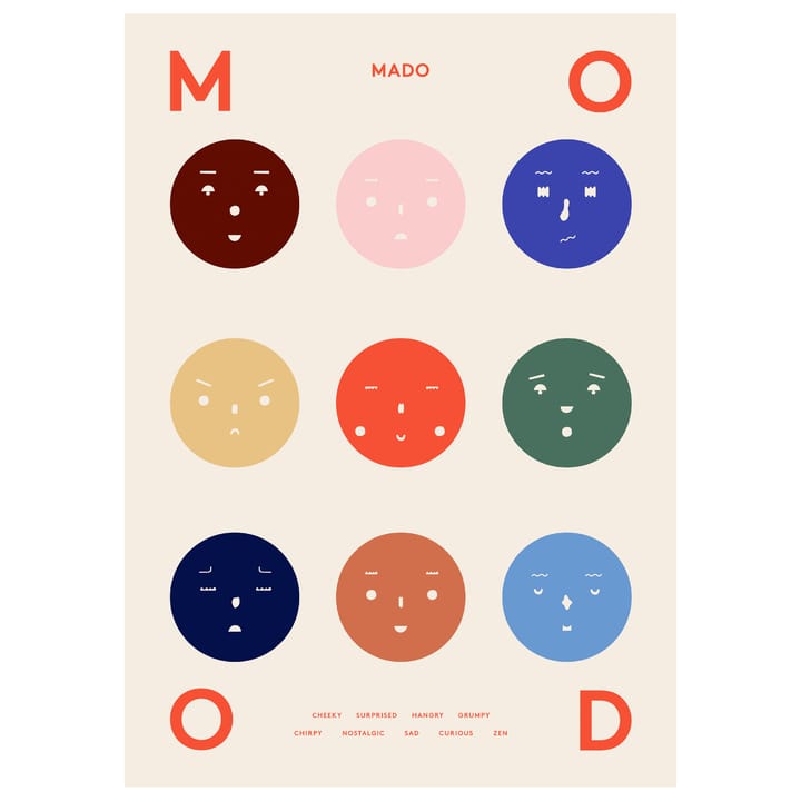 9 Moods Poster - 70 x 100cm - Paper Collective