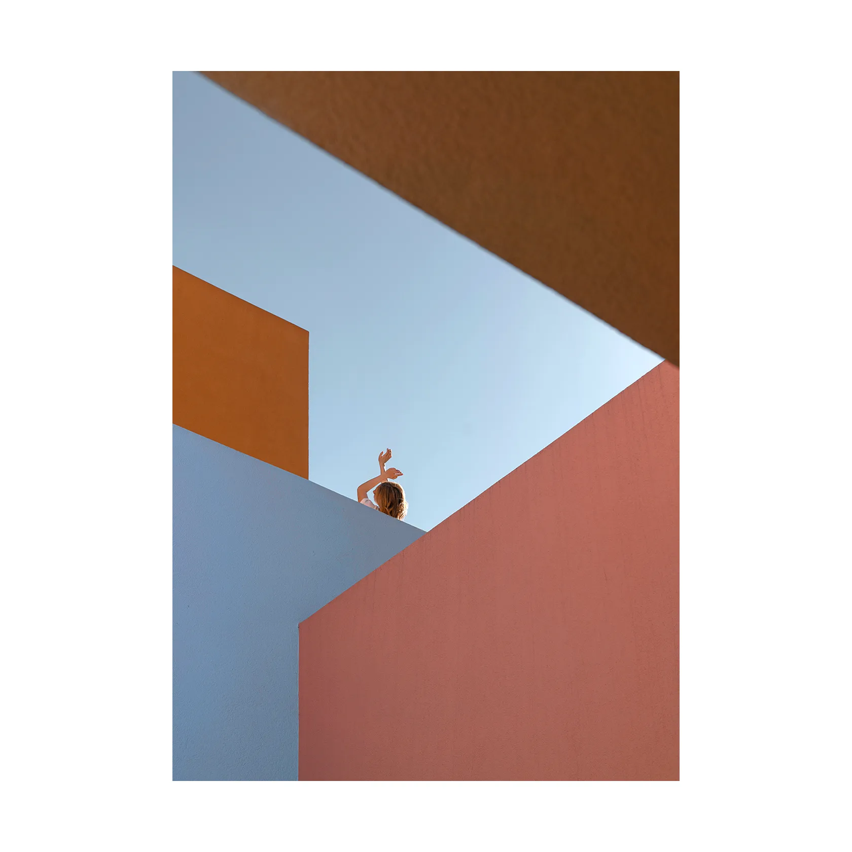 Angular Afternoon Poster, 30x40 cm Paper Collective