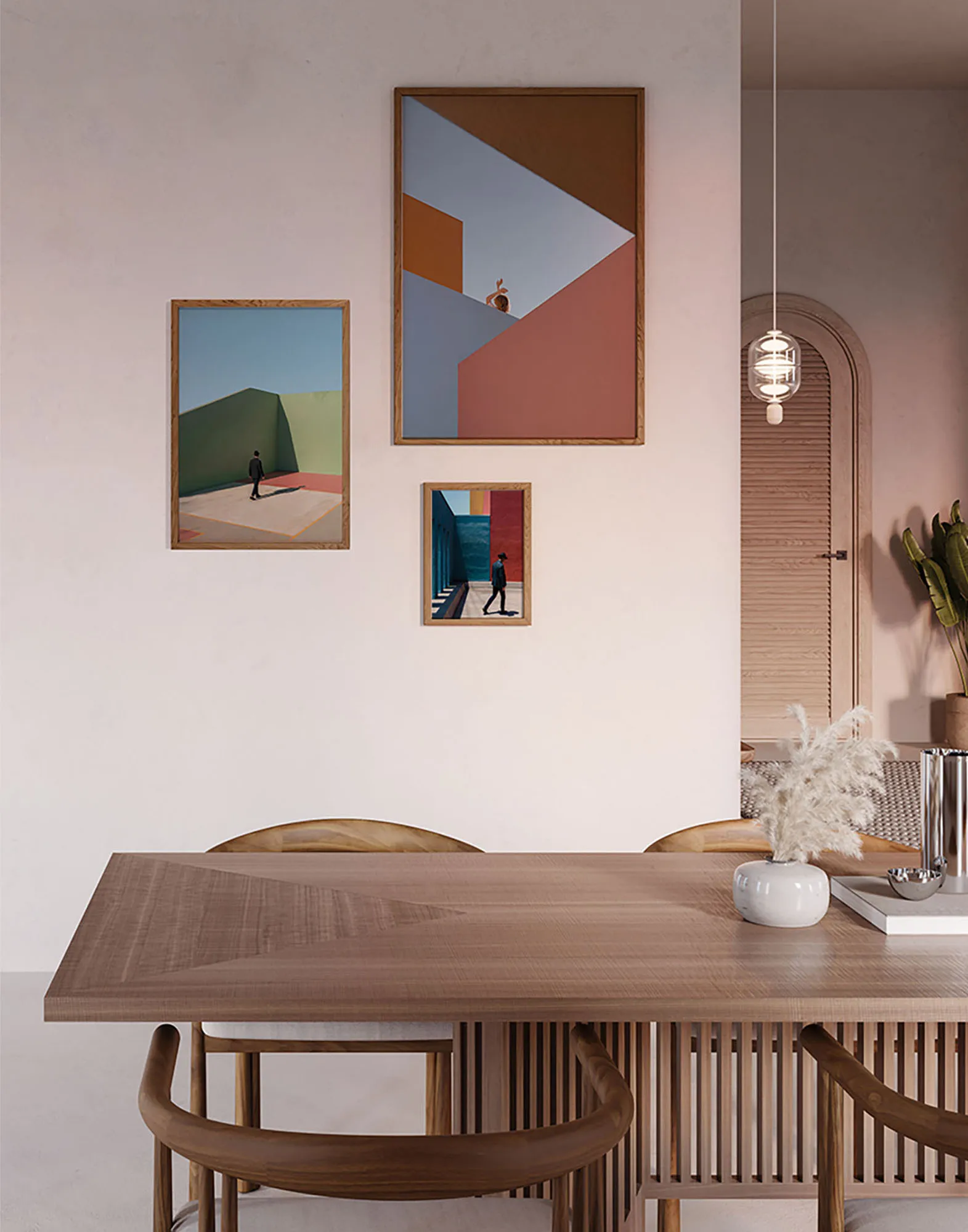 Angular Afternoon Poster, 50x70 cm Paper Collective