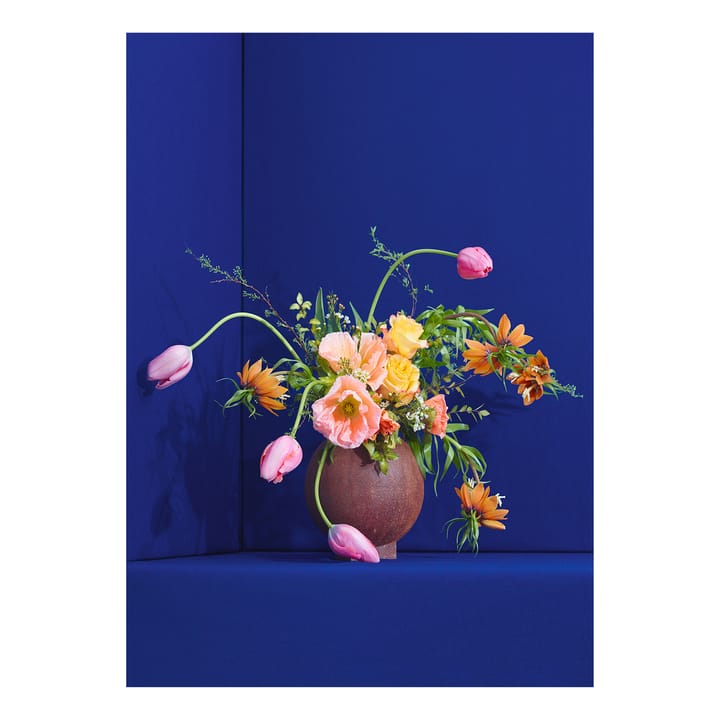 Blomst 01 Blue Poster - 50 x 70cm - Paper Collective