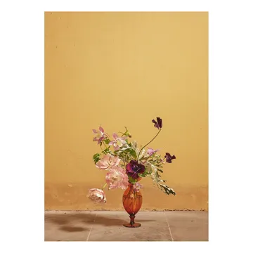 Blomst 02 Ochra Poster - 30 x 40cm - Paper Collective