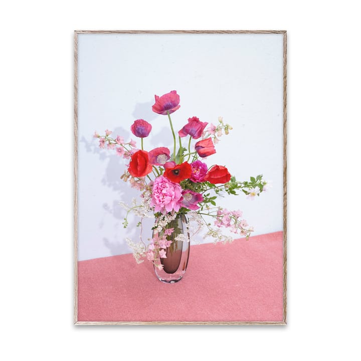 Blomst 04 Pink Poster - 30 x 40cm - Paper Collective