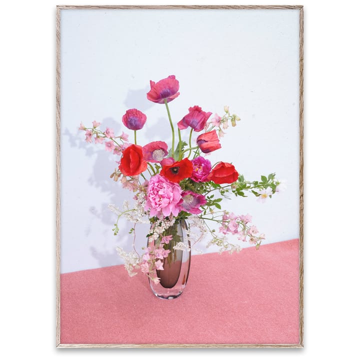 Blomst 04 Pink Poster - 50 x 70cm - Paper Collective
