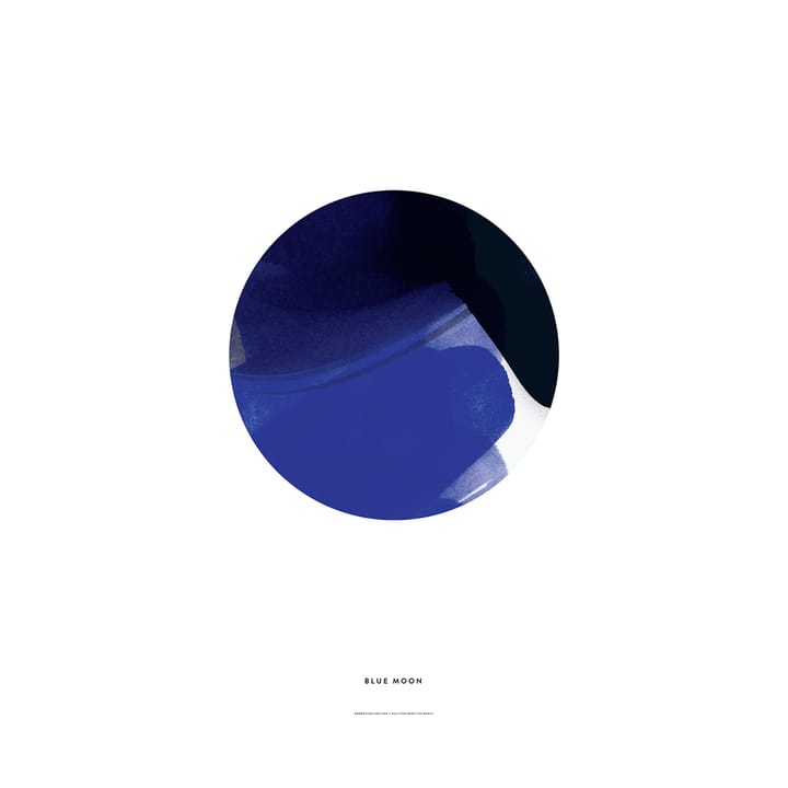 Blue Moon Poster - 50 x 70cm - Paper Collective
