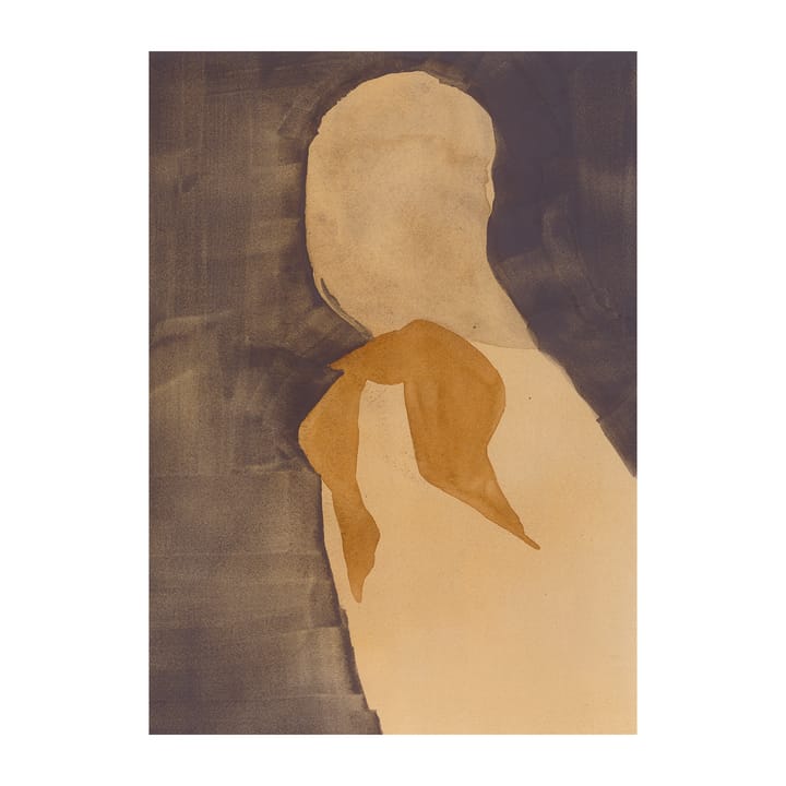 Brown Scarf Poster - 30 x 40cm - Paper Collective