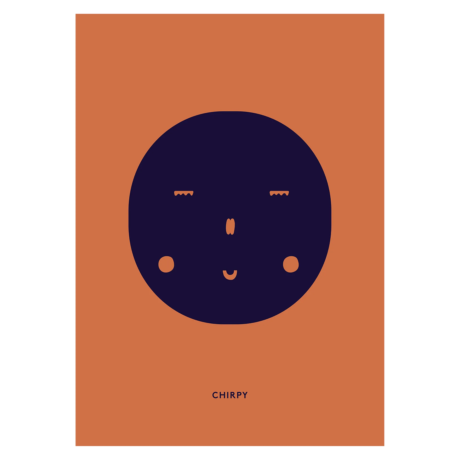 Chirpy Feeling Poster, 30 x 40cm Paper Collective