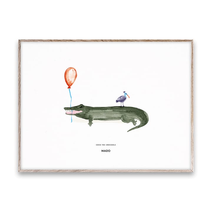 Coco the Crocodile Poster - 30 x 40cm - Paper Collective