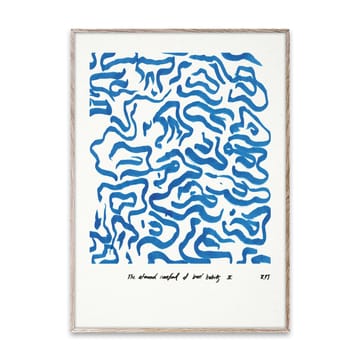 Comfort - Blue Poster - 30 x 40cm - Paper Collective