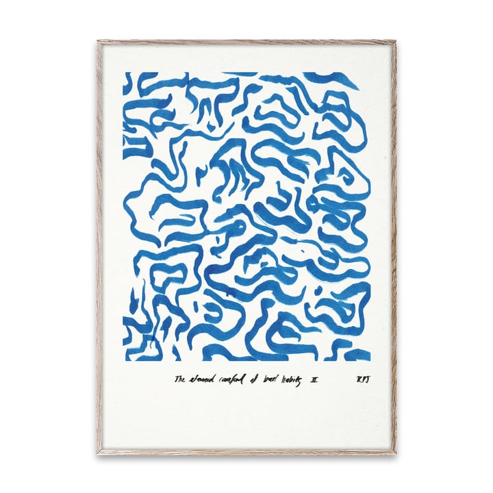 Comfort - Blue Poster - 30 x 40cm - Paper Collective