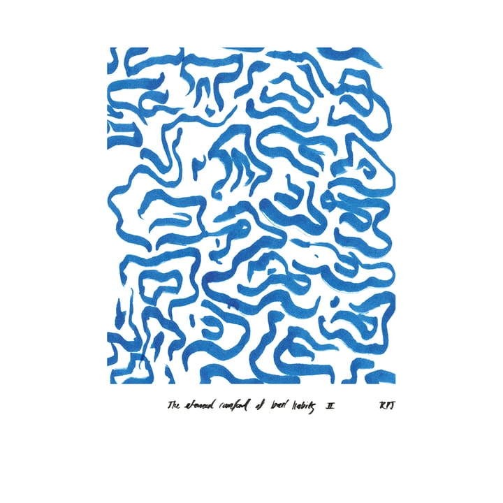 Comfort - Blue Poster, 50 x 70cm Paper Collective