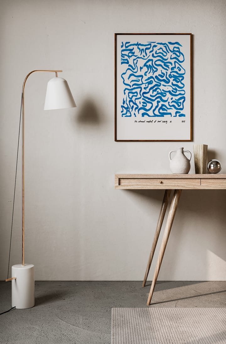 Comfort - Blue Poster - 50 x 70cm - Paper Collective