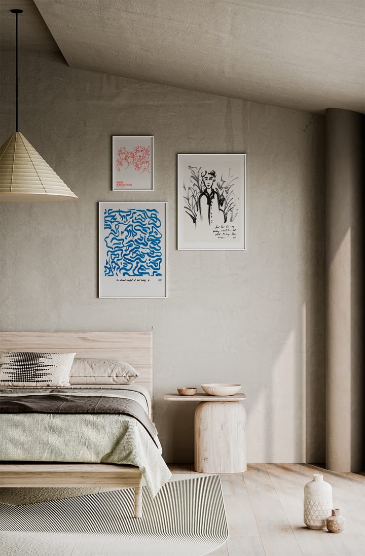 Comfort - Blue Poster, 50 x 70cm Paper Collective