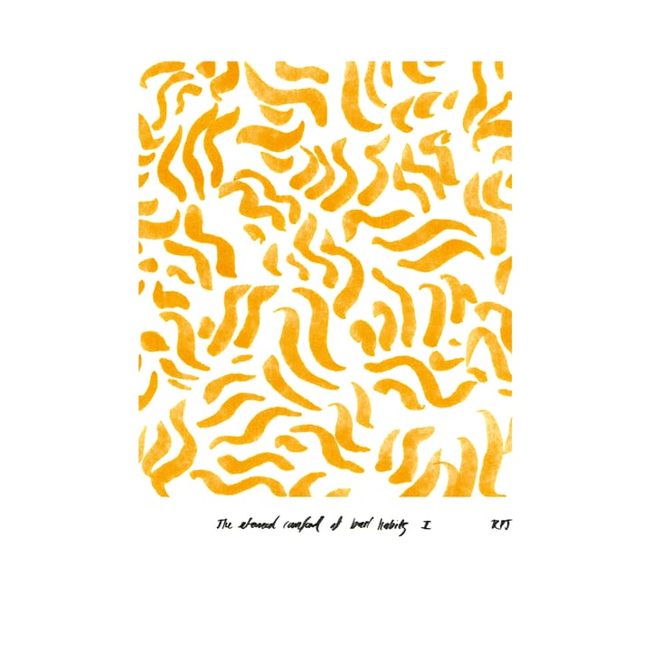Comfort - Yellow Poster - 30 x 40cm - Paper Collective