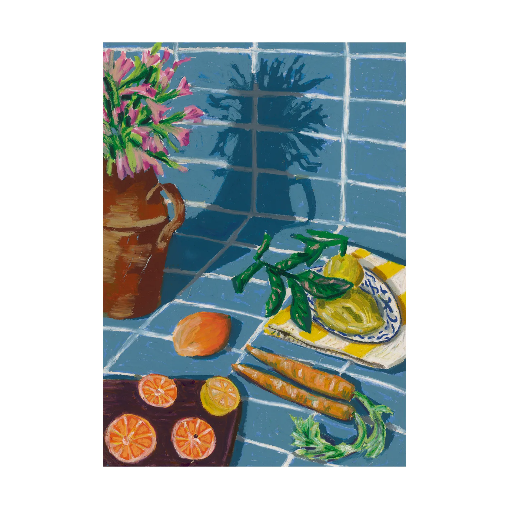 Composition in Blue Poster, 30 x 40cm Paper Collective