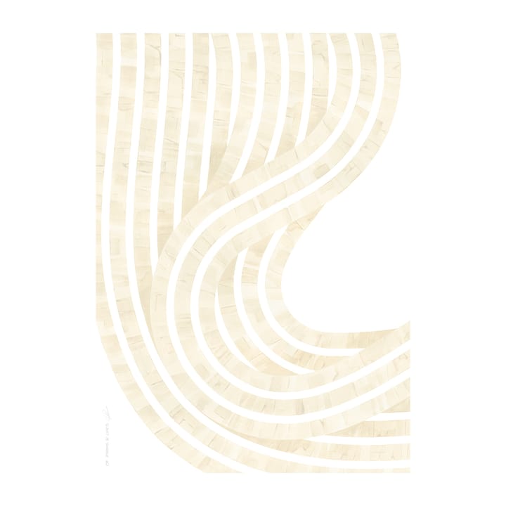 Entropy Sand 01 Poster - 30 x 40cm - Paper Collective