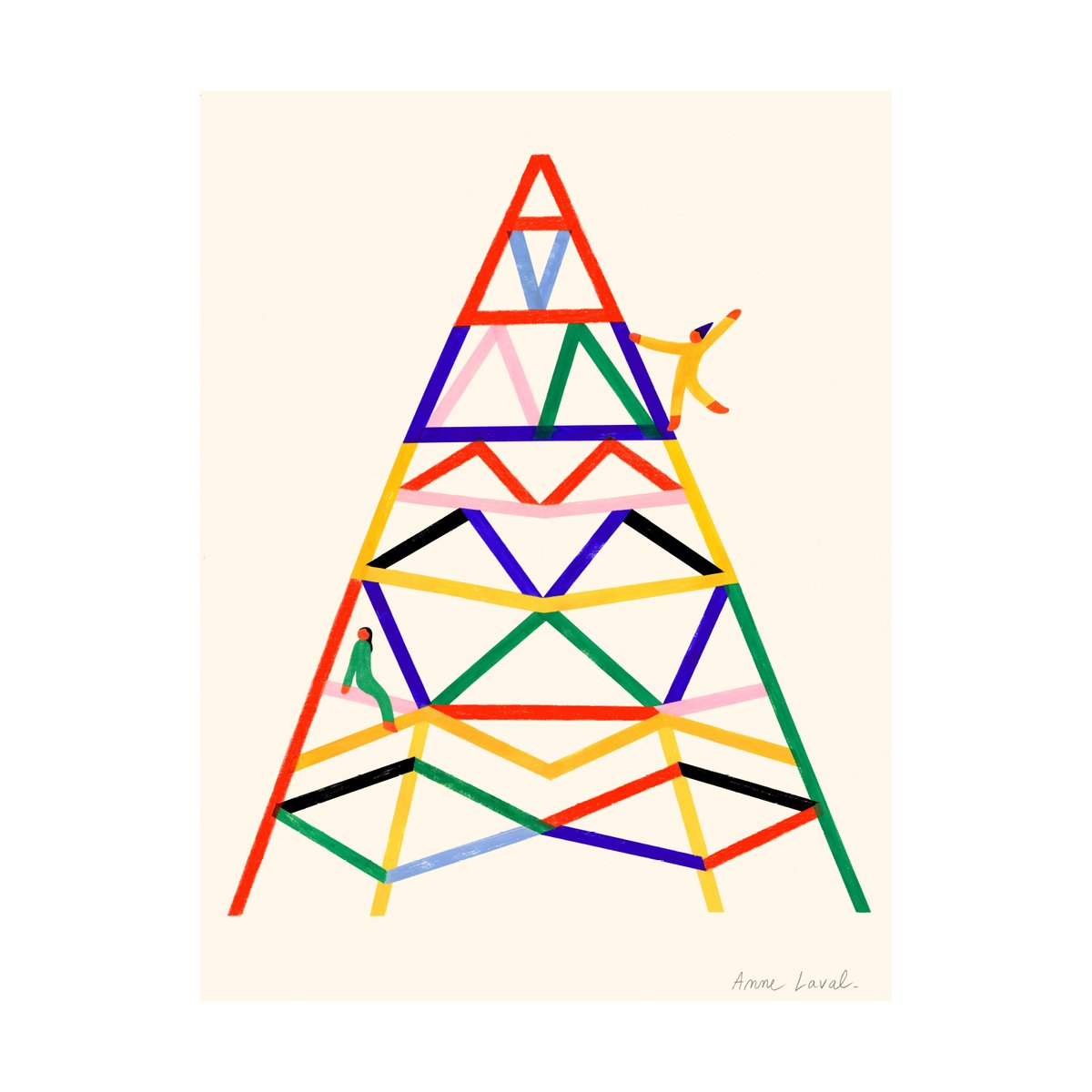 Paper Collective Escalader Poster 30x40 cm