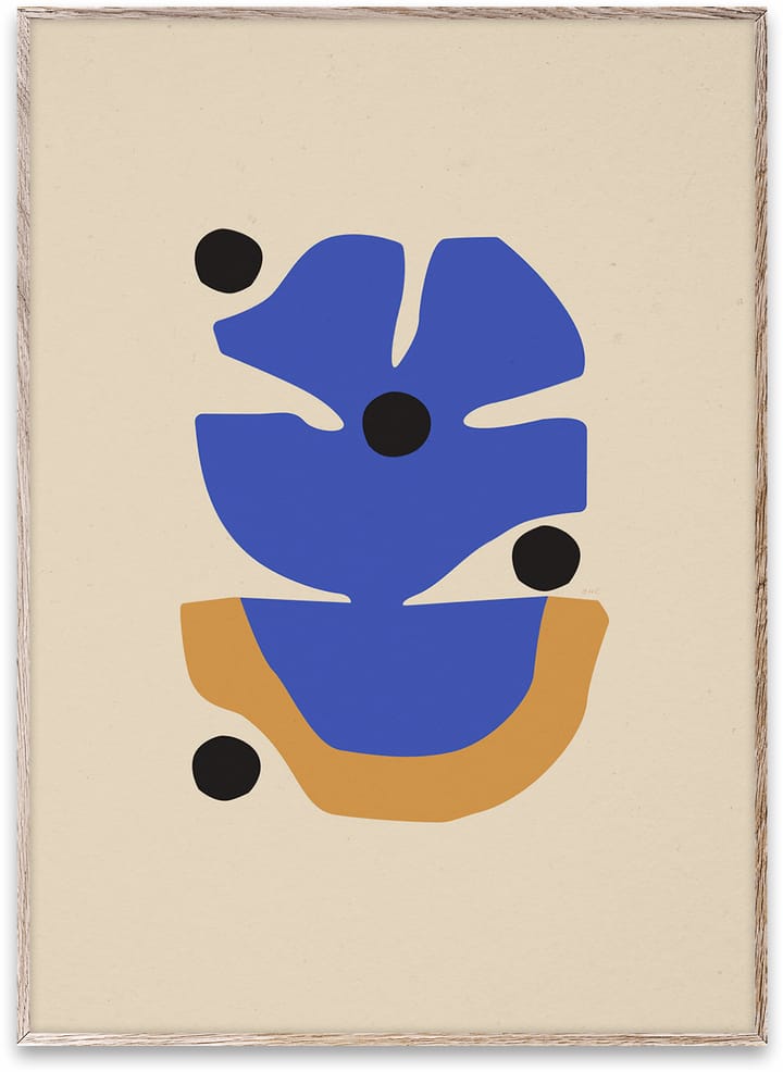 Flor Azul Poster - 50 x 70cm - Paper Collective