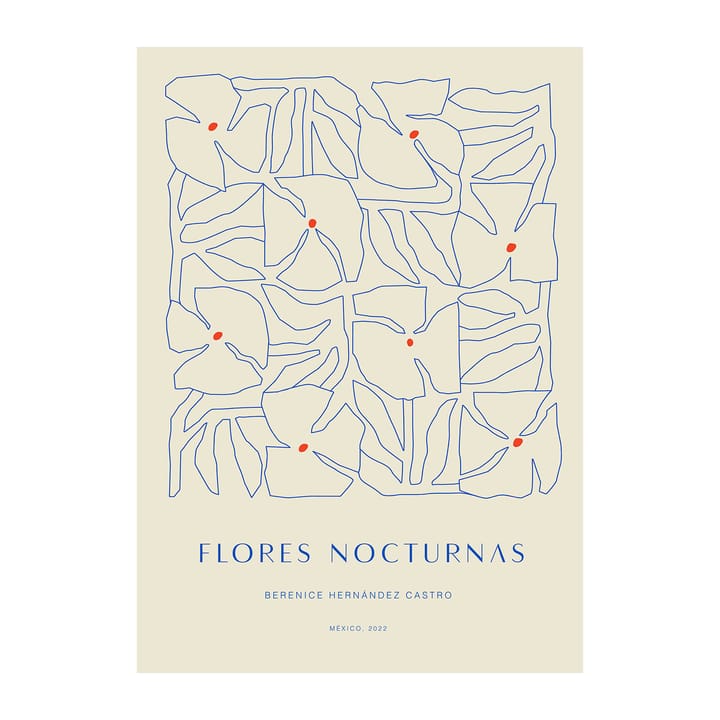 Flores Nocturnas 01 Poster - 30 x 40cm - Paper Collective
