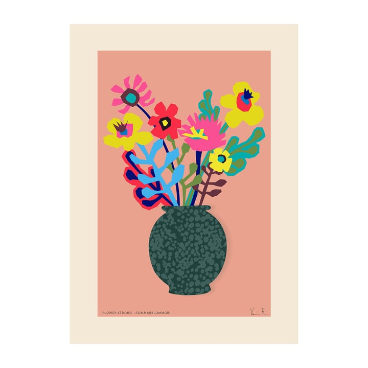 Flower Studies 02 (Sommar) Poster - 30 x 40cm - Paper Collective