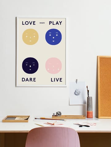Four Feelings Poster - 50 x 70cm - Paper Collective