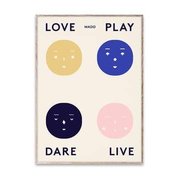 Four Feelings Poster - 50 x 70cm - Paper Collective