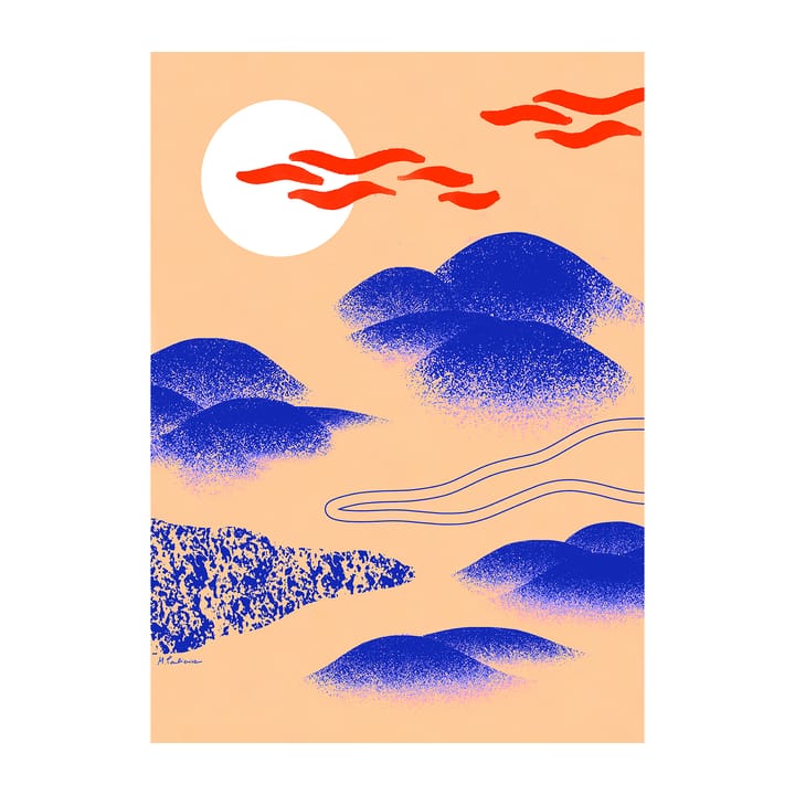 Japanese Hills Poster - 30 x 40cm - Paper Collective