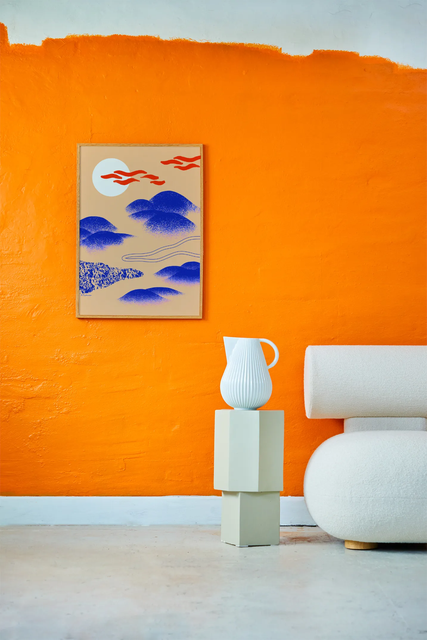 Japanese Hills Poster, 50 x 70cm Paper Collective